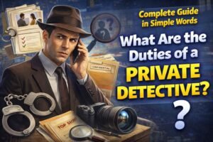 Read more about the article What Are the Duties of a Private Detective? Complete Guide