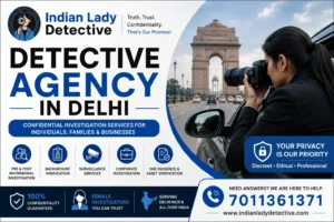 Read more about the article Detective Agency in Delhi – Confidential Investigation Services by Indian Lady Detective